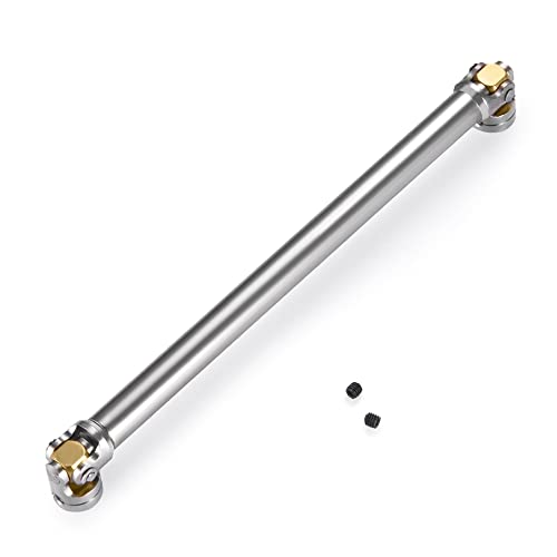 RC-Hub 1Pcs RC Driveshafts Metal Drive Shaft 45-50/47-57/55-67/60-80mm for 1:14 Tamiya Trailer Tractor Truck RC Crawler Car (140-180mm) - size: 140-180mm