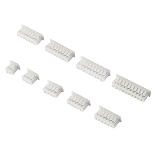 1.25mm Connectors Plug Kit with 15cm Pre-Crimped Cable Wire 2/3/4/5/6/7/8/9/10/12 PIN House Compatible with JST GH Molex PicoBlade Connector 1.25mm Pitch - color: Orange