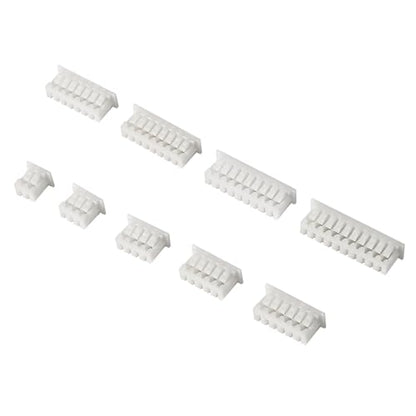 1.25mm Connectors Plug Kit with 15cm Pre-Crimped Cable Wire 2/3/4/5/6/7/8/9/10/12 PIN House Compatible with JST GH Molex PicoBlade Connector 1.25mm Pitch - color: Orange