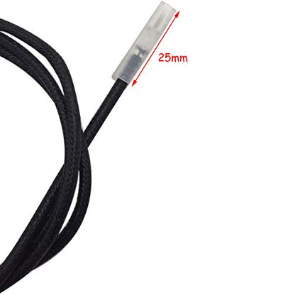 MENSI Gas Grill Stove Ignition Electrode Spark Plug 36" with High Temperature Resistance Leads DIY Igniter Sparker Pack of 2 - size: 36" Flat terminal
