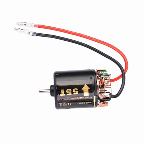 GOWENIC Universal 540 Brushless Motor, RC Model Car Motor for Big Trucks Climbing Car, High Sensorless Brushless, 35T RC for Off Road Model (55T) - size: 55T