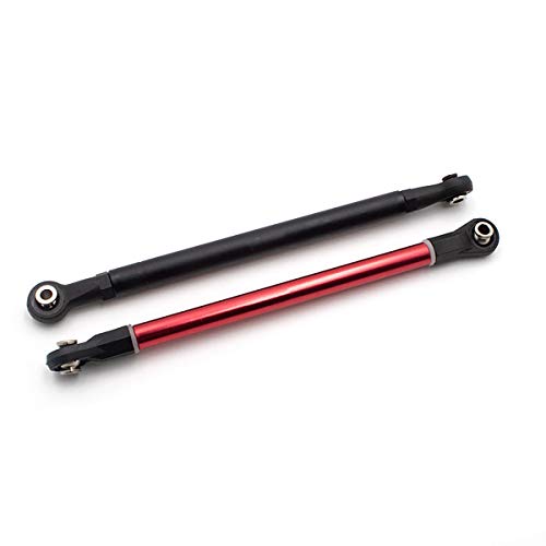 LCX Racing 1/10th RC Crawler Car Aluminum AR60 OCP Front Axle Steering Link for Axial Wraith RR10 SMT10 AX10, Upgrades Parts Accessories (Black) - color: Black