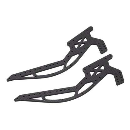 RC Crawler Wheelbase Chassis Kit, 110/ RC Crawler Carbon Frame, Strength Chassis Girder Rails with Shock Absorption, Replacement for, Aluminum Alloy Construction