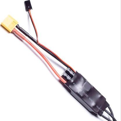 40A ESC 2-6S LiPo Brushless Electric Speed Controller | With BEC XT60 & 4.0mm Plug for RC Drone Airplane Model - size: 40A
