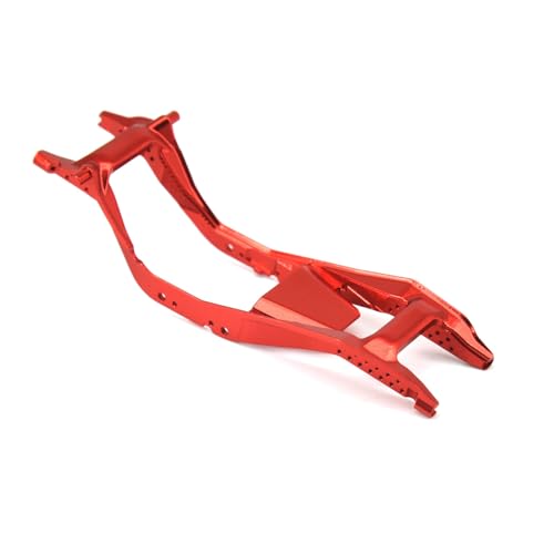 Aluminum Chassis Kit for Axial SCX30, 1/30 Scale RC Crawler Upgrade Parts, Black (Red) - color: Red