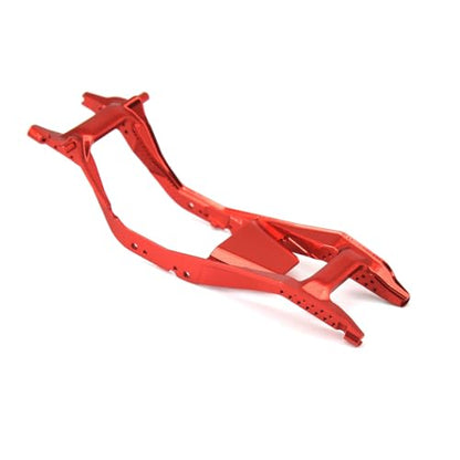 Aluminum Chassis Kit for Axial SCX30, 1/30 Scale RC Crawler Upgrade Parts, Black (Red) - color: Red
