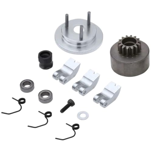 Universal 14T Flywheel Clutch Bell Set for 1/8 RC Car HSP KYOSHO Buggy Truck Truggy Level 21 to 28 Nitro Engine Upgrade Parts(1 Set Blue) - color: 1 Set Blue