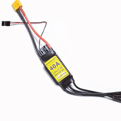 40A ESC 2-6S LiPo Brushless Electric Speed Controller | With BEC XT60 & 4.0mm Plug for RC Drone Airplane Model - size: 40A