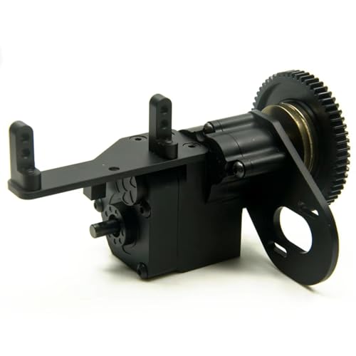 Rc Car Gearbox For Axial For Wraith AX10 For SCX10 1/10 RC 4WD Metal AX2 Transmission Box 2 Speeds Gearbox RC Crawler Upgrade Parts(Transmission Box) - color: Transmission Box