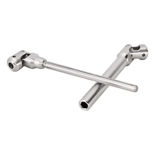 INJORA Stainless Steel Heavy-Duty Drive shafts for 1/10 RC (129mm-179mm) - size: 129mm-179mm