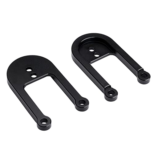 2pcs Aluminum Front/Rear Shock Tower Hoops Bracket Mount for 1/10 RC CAR RC4WD Gelande II Chassis (Front Shock Hoops) - style: Front Shock Hoops