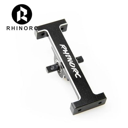RhinoRC Hanger Beam,RC Holder Bridge,Metal Extend Driveshaft Axle for 1/10 Axial SCX10 Crawler Trucks Bridge Device Upgrade Parts(Adjustable V2) - color: Adjustable V2 Kit