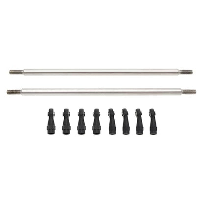 MEUS RACING 1/10 Links Steel Chassis Links Kit for Traxxas TRX4 Axial SCX10 Tamiya CCO1 Redcat Gen8 1/10 RC Crawler (130mm) - size: 130mm