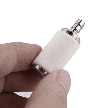 Drfeify RC Anti Foaming Filter, RC Airplane Gasoline Fuel Accessory with Wool Heavy Filter Anti Foaming for Preventing Oil Leakage