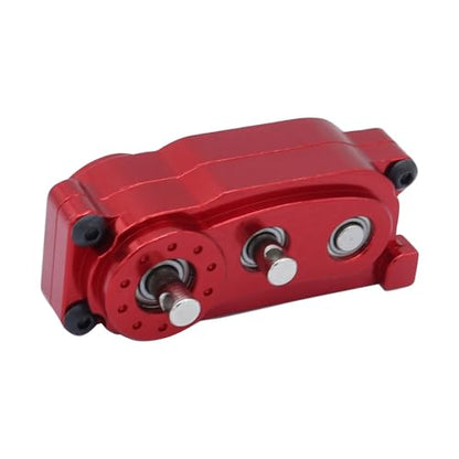 Prefixal Motor Gearbox Transmission Transfer Case for 1/10 Axial SCX10 & SCX10 II 90046 RC Crawler Car(Transfer Case Silver) - color: Transfer Case Silver