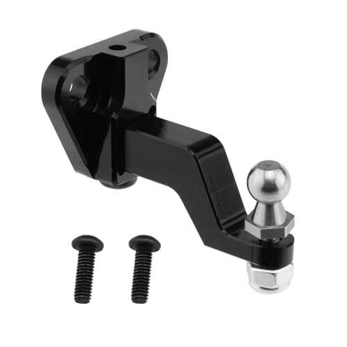 1 Set Aluminum Towing Trailer Hitch Shackle Hook Compatible with TRX4M TRX4-M 1/18 Defender RC Trailer Drop Hitch Crawler for RC Car Upgrade
