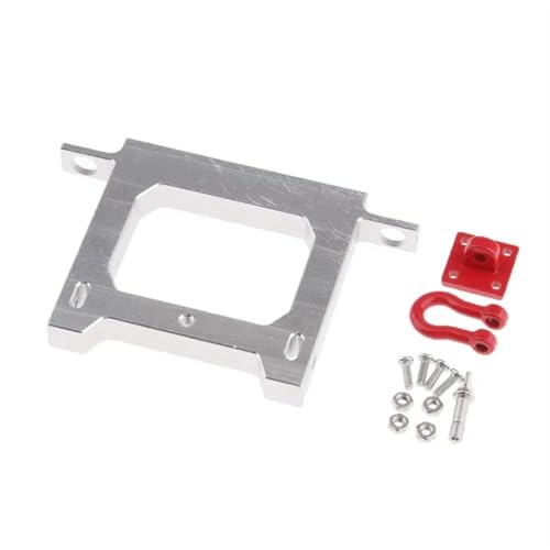 Rc Bumper Models Parts Compatible with WPL C14 C24 B16 B36 B14 B24 FY004 RC Truck Car Upgrade Parts Accessories Metal Rear Bumper with Trailer Tow Hook
