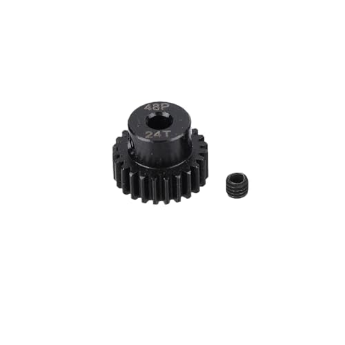 5Pcs Metal Steel 48P Pinion Gear Sets with Hex Key for RC Car, Truck & Off-Road Vehicles (23T 24T 25T 26T 27T) - style: 23T 24T 25T 26T 27T