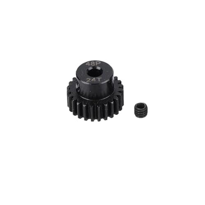 5Pcs Metal Steel 48P Pinion Gear Sets with Hex Key for RC Car, Truck & Off-Road Vehicles (23T 24T 25T 26T 27T) - style: 23T 24T 25T 26T 27T