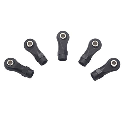 Share Goo 10Pack M4 Plastic Tie Rod End Ball Joint Link Ball Head Holder Compatible with Traxxas TRX-4 Axial SCX10 HSP 90046 90047 1/10 RC Crawlers Car (25mm) - size: 25mm