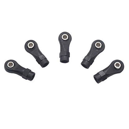 Share Goo 10Pack M4 Plastic Tie Rod End Ball Joint Link Ball Head Holder Compatible with Traxxas TRX-4 Axial SCX10 HSP 90046 90047 1/10 RC Crawlers Car (25mm) - size: 25mm
