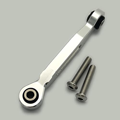 Aluminum Servo Steering Linkage Tie Rod 46MM - 1pc Silver for Traxxas 1/5 XMAXX 7747 1/10 MAXX Maxx Slash 8947