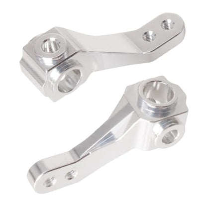 KYX Racing Aluminum Front Steering Knuckles Upgrades Parts Accessories for 1/10 Rc Crawler Tamiya The Grasshopper