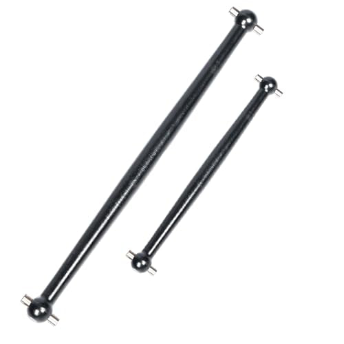 40CrMo Steel Center Drive Shaft Dogbone Upgrades Part for Arrma 6S | 1/8 Notorious/Outcast/Typhon, Thicker&Longer Harden Steel Axles Center Dogbone Shaft AR310472,AR310470 - color: Center, size: For Arrma 6S 1/8 Notorious/Outcast