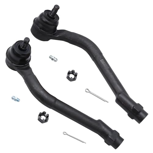 Detroit Axle - 2.4L Front 4pc Steering Knuckles Kit for 2011 Kia Optima, 2 | Steering Knuckles & Wheel Bearing Hubs 2 Outer Tie Rods Replacement - size: 4SU47760/Kit