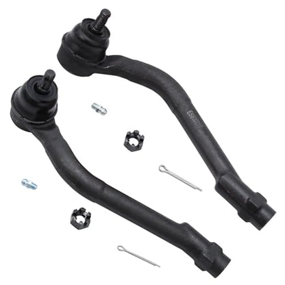 Detroit Axle - 2.4L Front 4pc Steering Knuckles Kit for 2011 Kia Optima, 2 | Steering Knuckles & Wheel Bearing Hubs 2 Outer Tie Rods Replacement - size: 4SU47760/Kit