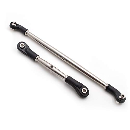 LCX Racing 1/10th RC Crawler Car Stainless Steel Front Steering Linkage for Traxxas TRX4 TRX6 6x6 G63, Upgrades Parts Accessories