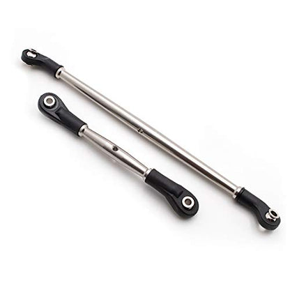 LCX Racing 1/10th RC Crawler Car Stainless Steel Front Steering Linkage for Traxxas TRX4 TRX6 6x6 G63, Upgrades Parts Accessories