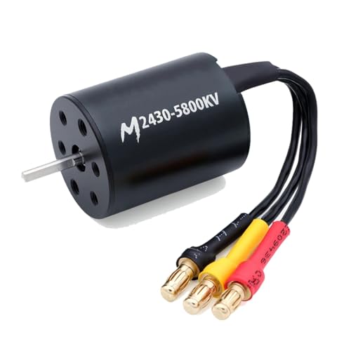 RC Car Repair Kit for Wltoys 1/16 1/18 RC Truck Monster Car Waterproof Brushless Montor 2.0mm Shaft M2435 3200KV/4300KV/4800KV Parts - size: 4800KV