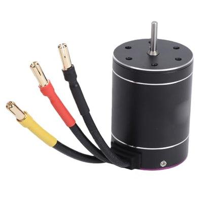 Drfeify RC Brushless Motor ESC Combo, 6400KV 75A with 2-3S LiPo Battery Protection for 1/10 1/8 Scale RC Cars Boats