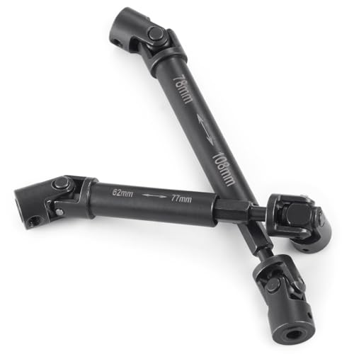 Drive Shaft Steel Front Rear Center Shaft | For 1/18 Axial UTB18 Capra 2WD, RC Crawler Car, Upgrade