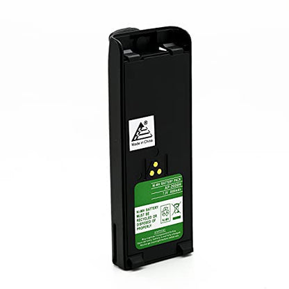 ExpertPower® 7.2V 3800mAh NiMH Battery for Motorola NTN7143 NTN7144 WPNN4013 GP900 HT1000 MT2000 JT1000 MTS2000 Radios | High-Capacity Rechargeable Pack – Black - size: NTN-7144XL