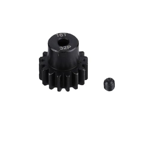 5-Pack Steel Metal 32P 5mm Pinion Motor Gear Sets 12T 14T 16T 18T 20T Compatible with HPI Kyosho Losi Axial Tamiya 1/8 1/10 RC Car Monster Truck Buggy - style: 12T 14T 16T 28T 20T