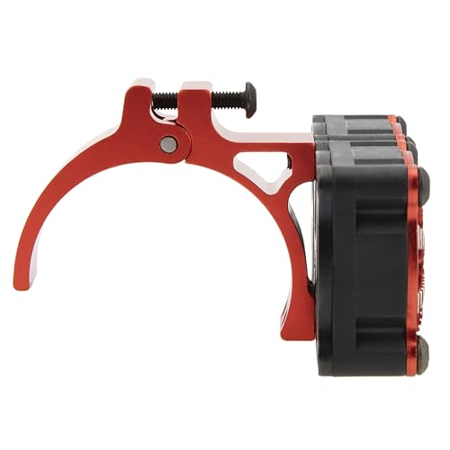 DKKY RC Motor Cooling Fan Heatsink 18000RPM 36mm for ARRMA Axial Traxxas 1/6 1/8 1/10 RC Models with 3650 Motor (Red) - color: Red