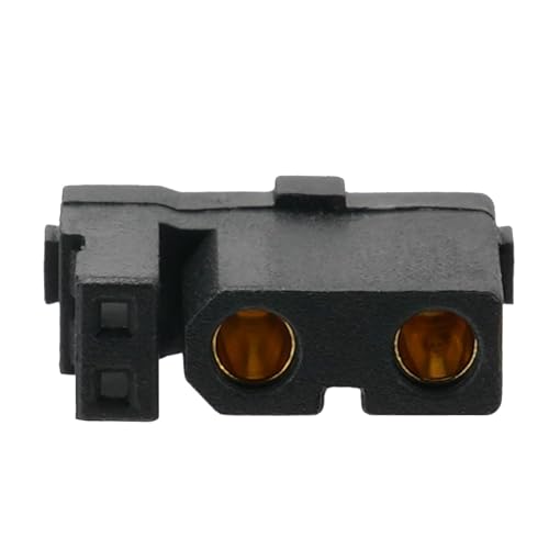 ELFCULB 10pcs Amass XT30(2+2) Female Connectors, Gold Plated for RC UAV Robots (Black) - color: 10pcs XT30(2+2) Female