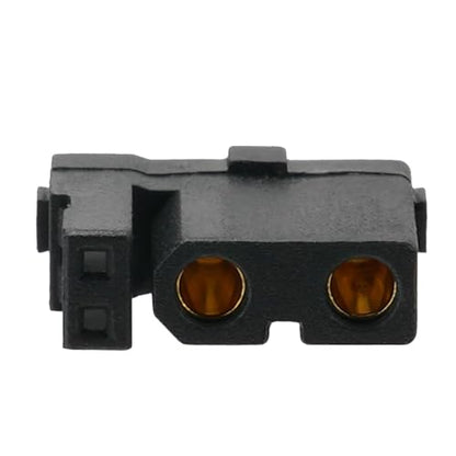 ELFCULB 10pcs Amass XT30(2+2) Female Connectors, Gold Plated for RC UAV Robots (Black) - color: 10pcs XT30(2+2) Female