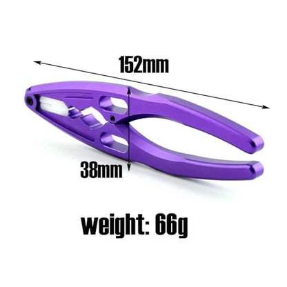 RC Car Toys For 1/8 1/10 1pc 6 IN 1 Metal Shock Absorber Pliers Rod Ball Clamp Multi-function Tool RC Crawler Car(Purple) - color: Purple