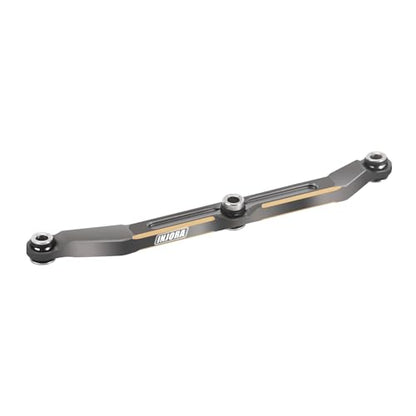 INJORA Brass Steering Link for 1/18 RC Crawler TRX4M Upgrade, 12g (Grey) - color: Grey