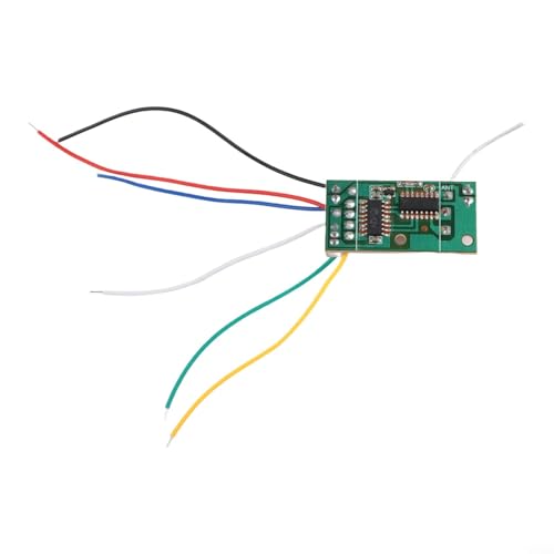 2.4G 4-Way Remote Control Module Set Including Transmitter And Receiver Boards, Wireless Circuit For RC Cars And Boats, Compact Design For DIY Projects Blue(Red)
