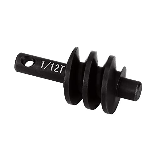 INJORA Underdrive Gears Differential Axle Steel Gears 1/12T Steel Worm Gears Upgrade Parts for AX24 SCX24 C10 JLU Gladiator Bronco Deadbolt Axial 1/24 RC Crawler Car