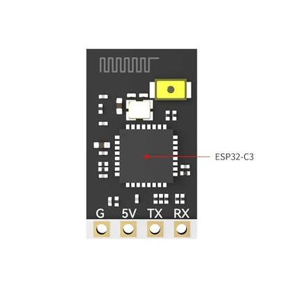 SkyGuy ELRS FPV Receiver - 2.4ghz ExpressLRS Nano Receiver Drone RX Module with 78mm UFL T Antenna for FPV Drone Tiny Whoop Fixed-wing RC Plane
