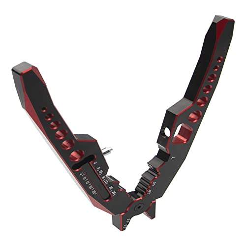 RC Shock Absorber Pliers RC Multifunction Pliers RC Rod Ends Disassemble Tools & Small Cross Socket Spanner Compatible with Traxxas Arrma Axial Losi Redcat HSP 1/8 1/10 RC Car Truck (Red) - color: Red