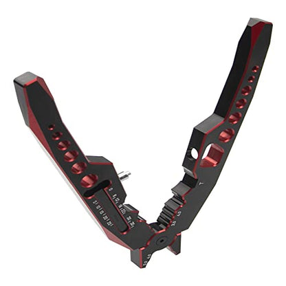 RC Shock Absorber Pliers RC Multifunction Pliers RC Rod Ends Disassemble Tools & Small Cross Socket Spanner Compatible with Traxxas Arrma Axial Losi Redcat HSP 1/8 1/10 RC Car Truck (Red) - color: Red