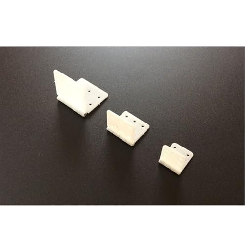 Nylon Hinge, 3 Sizes Mixed with 18 Pieces, Suitable for Remote Control Aircraft Model Aircraft Parts Fixed Wing Model Square Loose-Leaf Remote Control Aircraft Hinge