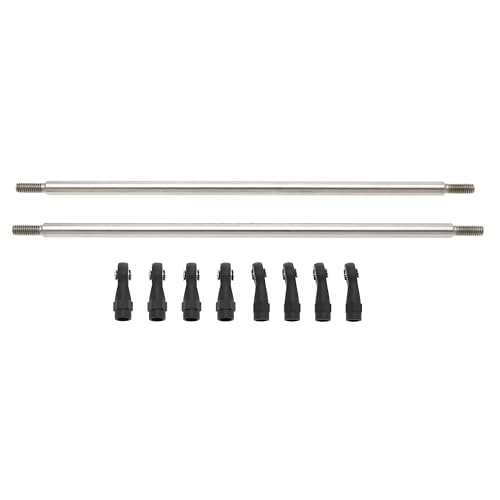 MEUS RACING 1/10 Links Steel Chassis Links Kit for Traxxas TRX4 Axial SCX10 Tamiya CCO1 Redcat Gen8 1/10 RC Crawler (155mm) - size: 155mm