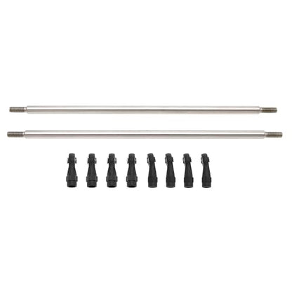 MEUS RACING 1/10 Links Steel Chassis Links Kit for Traxxas TRX4 Axial SCX10 Tamiya CCO1 Redcat Gen8 1/10 RC Crawler (155mm) - size: 155mm